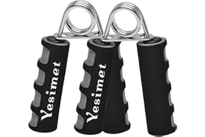 ESMARTLIFE 2 Pack Hand Grip Strengthener Set,Finger Gripper, Hand Grippers - Hand Exerciser for Quickly Increasing Wrist Forearm and Finger Strength