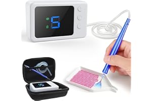 AIKUSICK Electric Diamond Art Painting Pen, Cordless Vacuum Diamond Painting Pen Kits with Storage Case, 5 Adjustable Suction Level, Diamond Art Accessories Tools Long-Lasting, E-Painter No Max Need (Blue)