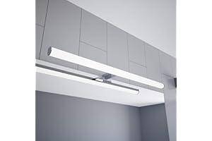 ‎KALB MATERIAL FÜR MÖBEL LED Spiegelleuchte 600mm Aufbauleuchte 230V Badezimmer Leuchte verchromt, Auswahl:600mm - Neutralweiss