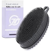 Silikon Duschbürste Mit Seifenspender – Peeling, Massage, Sanft Für Gesicht & Körper, Rutschfester Griff