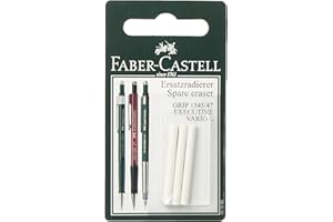 Faber-Castell 131596 - Goma de borrar recargable para Grip 1345/1347/Executive/Vario L, color blanco