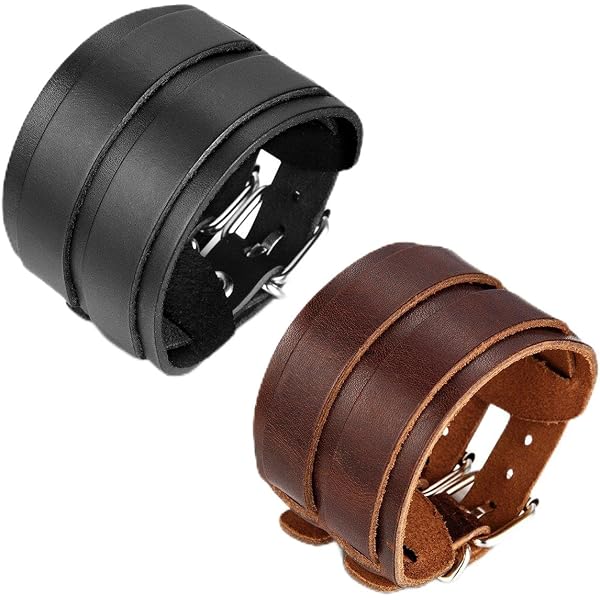 ZENSE ZB0037 - Bracciale Uomo In Vera Pelle Regolabile - Lunghezza 16-24 Cm, Peso 7 G - Gioiello Francese, Confezione In Astuccio Di Seta - Colore Unico