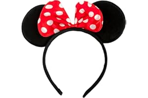 OBLIQUE UNIQUE Oblique-Unique® Haarreifen mit Maus Ohren und Schleife