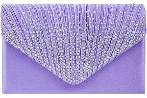 LEAWARD LeaHWard Diamante Clutch Purses Crystal Sparkly Beaded Handbags Prom Bridal Wedding Bag 299
