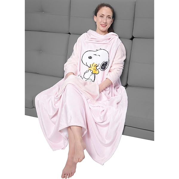The Peanuts Snoopy Cottage Socks - Warme Damessokken (Blauw/Wit, EU-Schoenmatenstelsel, Volwassenen, Vrouwen, Numeriek (van/tot), M, 35, 38