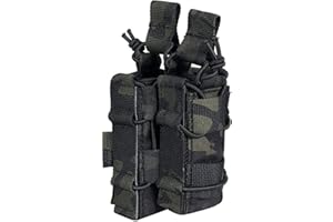 EXCELLENT ELITE SPANKER Open-Top Double Rifle Mag Pouch for M4 M14 M16 G36 AR15 Magazine with 1911 HK45 Glock Pistol Mag Pouch