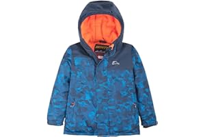 SMONTY Jungen Skijacke Wasserdichter Schnee Warmer Winter Skimantel für Kinder