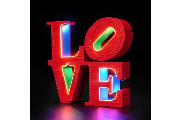Kit d'éclairage LED compatible avec Lego 31214 Love (pas de modèle), kit d'éclairage décoratif compatible avec Lego Love 31214 Jouet créatif