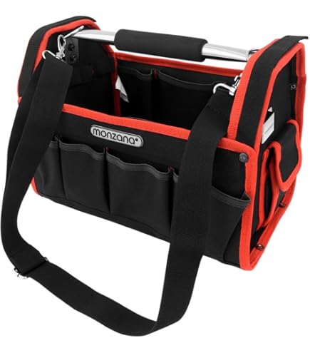 Borsa Per Attrezzi WURTH 0715930222 - Aperta, Robusta, Con Maniglia Regolabile, Capacità 20 Kg - Foto 8