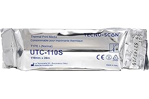 TECNOCARTA Rollos estándar para impresoras ecográficas Sony compatibles con UPP-110S (110 mm x 20 m)
