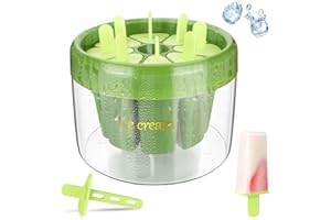Delisouls Eisformen Silikon, Delisouls 8 Stück Eisformen Silikon Kinder Eisformen Wiederverwendbar Popsicle Formen Leicht zu lösende BPA Frei Eisformen Form DIY für Kinder, Baby und Erwachsene
