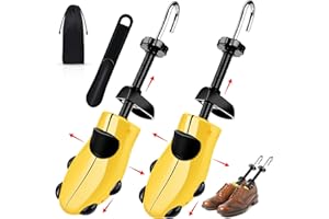 BGIUSQF 1 Paire Embauchoir Chaussures Homme, Forme pour Chaussures, Embauchoirs à Chaussures, Largeur Réglable, Apportez un Chausse-Pied, Embauchoir pour Chaussures en Cuir, Baskets, 40-47