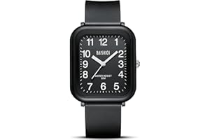 BAISHIOI Mens Watches Analog Quartz Watch for Men Minimalist Fashion Business Designer Waterproof Men's Wrist Watches with Black Silicone Strap