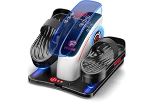 FOUSAE Ellittica Elettrica, Ellittico Sotto Scrivania per Anziani con 15 Velocità Regolabili, Motore Silenzioso da 80W e Pedale Elettrico con Monitor Display, Silenzioso e Portatile