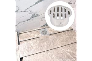 PILIPANE Stainless Steel Balcony Outdoor Pool Deck Drain Strainer Cover Balcony Anti blocking Floor Drain for Outdoor Yard Use (75#),Floor Drain, Floor Drain Stainless Steel Balcony Pool Deck Strainer An