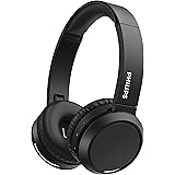 PHILIPS H4205BK/00 Cuffie Bluetooth con Tasto Bass Boost, Bluetooth, 29 Ore di Riproduzione, Funzione Ricarica Rapida, Isolam