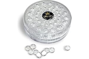 ‎SLEGE Humidor Befeuchter mit Kristalle(Transparent),Füllen Destill-Wasser Luftbefeuchter Feuchtigkeit 30-50 Zigarren,Humidor Zigarren Zubehör,Deutsch Handbuch