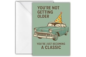 Funny Birthday Card for Older Adults – Hilarious Happy Birthday Card for Him or Her – For Senior, Parent, Friend, Coworker – Aging Humor, Gag Gift Idea for Men or Women