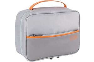 CRSUSUKJ Kabel Organizer Tasche,Organizer Tasche,Elektronische Tasche Organizer universal travel Kabel Elektronik Zubehör Tasche Reise Organizer Case für Kabel, Maus, Powerbank (Hellgrau)