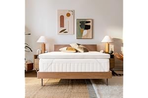 TEMPUR-PEDIC Miękka luksusowa pianka premium, nadająca się do prania, pokrowiec, pamięć, biała, królowa