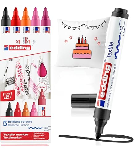 Edding E-4040 Deko-Marker Mit Rundspitze 1-2 Mm - Farbe Rosa, Für Kreative Gestaltung