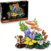 LEGO Botanicals Orman Mantarları 11505 - Yetişkinler i&ccedil;in Yer Yıldızı, Horoz, Mycena ve İstiridye Mantarları İ&ccedil;eren Dekoratif