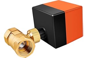 MIAFAMILY Forever Speed Elektrisches Ventil Absperr Umschalt Kugelventil Messing Absperrhahn 2 Wege,DN20 G3/4 Zoll, AC 230V, für Flusssteuerung Zonenventil Kugelventil