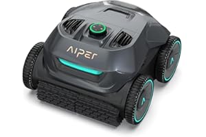 AIPER Seagull Pro Robot Piscine Fond et Parois, Autonomie Jusqu'à 150 Minutes, Système à Quatre Moteurs, Navigation Intelligente, 3 Modes, Idéal pour Les Piscines Hors Sol ou Enterrées Jusqu'à 150 m²