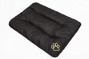 HobbyDog Hundematraze Schlafplatz Hundebett Tierbett Hundekissen Katzenbett XXL Schwarz