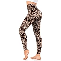 FuelMeFoot Leggings da donna a vita alta, opachi, con controllo della pancia, slim fit, comodi, morbidi e elastici