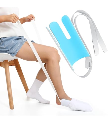 SLAH Pince à Litière De 109,2 Cm Pliable Rotative 360° - Idéale Pour Personnes Âgées, Handicapées Et Femmes Enceintes (Bleu)