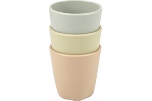 Tiny Twinkle kinderteller Baby Teller 3er-Pack BPA-freie Tassen, Teller und Schüsseln Sets für Kinder und Kleinkinder - Polypropylen Kunststoff-Geschirr-Set