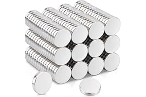 MAGXCENE 180 Pezzi Magneti 10x2mm Magneti al Neodimio Calamite Piccole Rotonde Calamite Frigorifero, Mini Calamita Rotondo Calamite Potenti, Magneti Neodimio per Frigo, Lavagne, Porte, Artigianato, Mappe