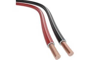 KabelDirekt – FLRY Kabel, Fahrzeugleitung, Kfz-Verkabelung – Zweier-Set rot/schwarz mit Isolierung, 2×2,5 mm² – 5m (für Bordnetz, Beleuchtung, Signalanlage von Auto, Wohnwagen/Wohnmobil, Motorrad)
