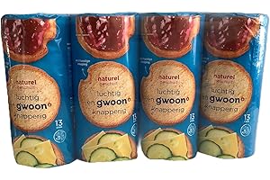 BFYSYO gwoon naturel beschuit Zwieback Holland 4x 13 Stück (4x125g Vorratspack)