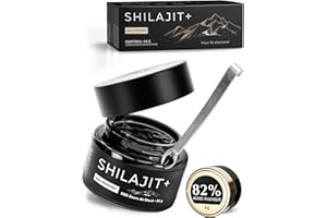 5 elementum Shilajit Pure Himalayan 50g + 4g – 82% Acide Fulvique, 87 Minéraux – Mélange d'herbes, formule complexe Shilajit hautement efficace pour l'énergie et l'immunité