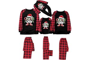 Weihnachts Pyjama Family Set, Matching Pyjamas Couple Christmas Damen Herren Partner Weihnachtspyjama Familie Set Kinder Jungen Mädchen Schlafanzug Familien Outfit Weihnachten