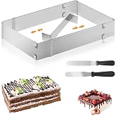 Rectangular Ring Cake Baking Mould, Extendable for Mousse and Tiramisu, Stainless Steel