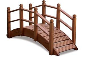 DIRECT GLOBAL TRADING Small Oriental Bridge Beech Stain