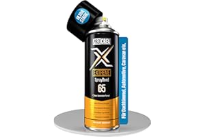 PROCREA® Premium Sprühkleber "X65 Extreme" [Hitzebeständig bis 110°] Extra starker & schneller Industriekleber für Dachhimmel, Stoff, Schaumstoff uvm. - Kein Durchschlagen - Wasserfest