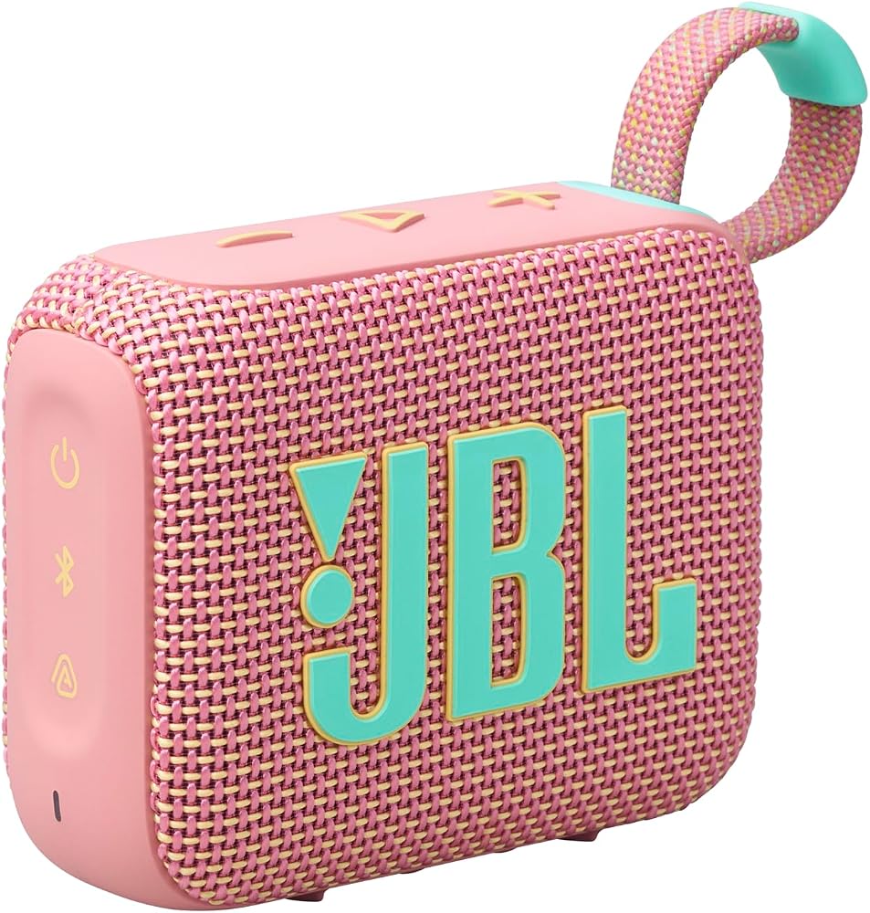 JBL Go4, Bluetooth Hoparlör, IP67, Pembe