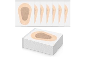 Dimeho 20 Pcs Adhesive Eye Patches Blackout Medical Eyepatch Sticker Disposable Non Woven Cotton Eye Shield Tape Easy Peeling Latex Free Eyecare Bandages Relieve Fatigue 3 × 2 Inches