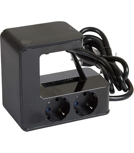 Multiprise Rotative Legrand 4 Prises - Avec Interrupteur LED Et Cordon 1.5m - Blanc Et Gris