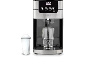 CASO PerfectCup 1000 Pro - Dispenser di acqua calda Turbo in pochi secondi, 2600 W, serbatoio dell'acqua rimovibile da 4 litri, regolabile da 70 a 100 °C, ideale per cucine da ufficio e buffet