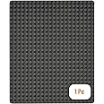 Premium Gray Stackable Base Plate - 16.25" x 13.75" Baseplate - Compatible with LEGO DUPLO Baseplates | COmpatible with DUPLO Bricks - Large Pegs Only