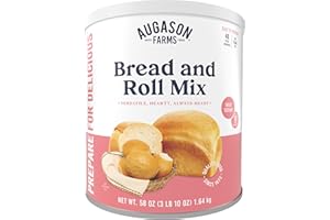 Augason Farms Emergency Food Honey White Bread & Roll Mix, 58 oz by Augason Farms