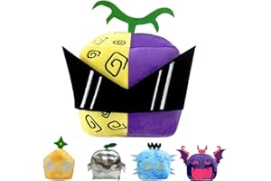 POPOYU Jouet en Peluche Bloxs Fruits,15cm BloxFruits Plush Toy,Peluche de Fruits d’Animaux Carrés,Mignon Animal Doux en Peluche Blox Fruits Peluche Poupée Jouets pour Enfants Cadeau