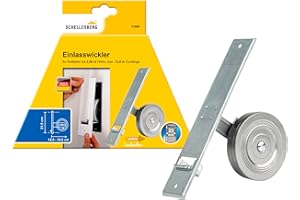 Schellenberg 11400 Maxi inlet winder for roller shutter belts with a width of 23 mm and a length of 12 m, hole spacing 21.5 cm, roll up the roller shutter belt