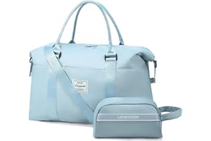 LOVEVOOK Damska torba podróżna, torba sportowa, bagaż podręczny, torba weekendowa, torba pływacka, wodoodporna torba podróżna, torba sportowa, torba fitness dla kobiet, torba szpitalna do podróży