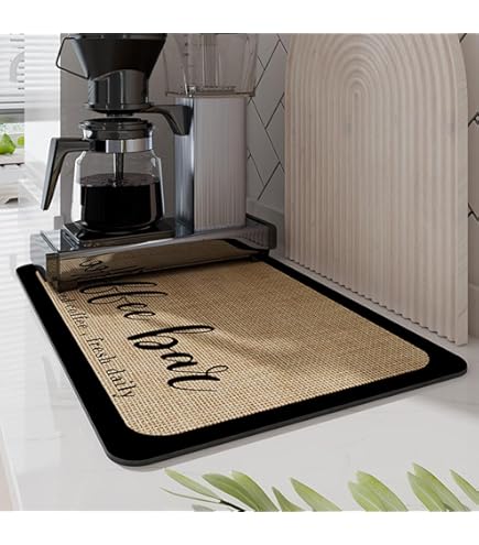 Tapis Antidérapant Imperméable En Silicone Pour Machine à Café Et Appareils De Cuisine, Tapis Égouttoir Évier, Tapis De Cuisine, Tapis (30x40cm) | Leroy Merlin